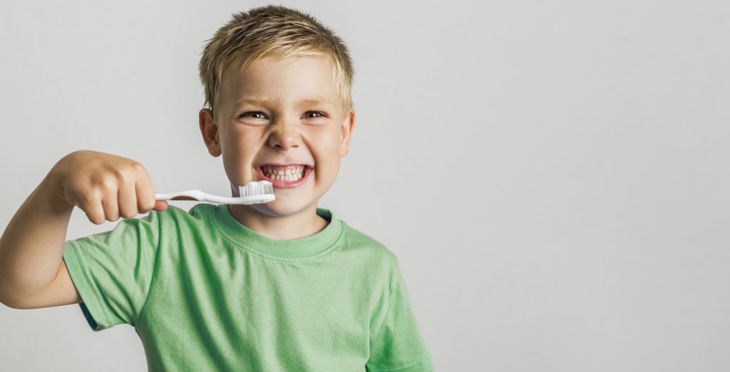 limpieza dental en niños